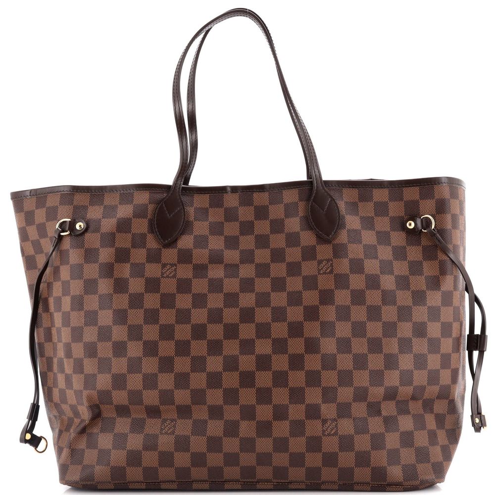 Good Louis Vuitton Neverfull NM Tote Brown Canvas